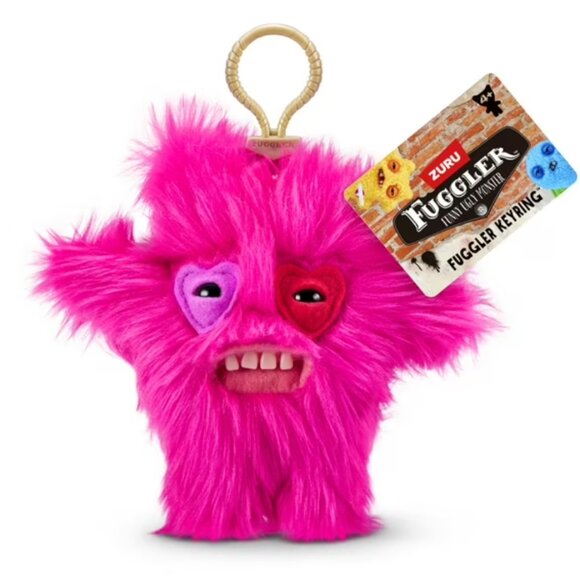 Fuggler Key Rings Series 5 Collectible 5" Monster Plush Keychain Cardiac Creeper - Picture 1 of 3